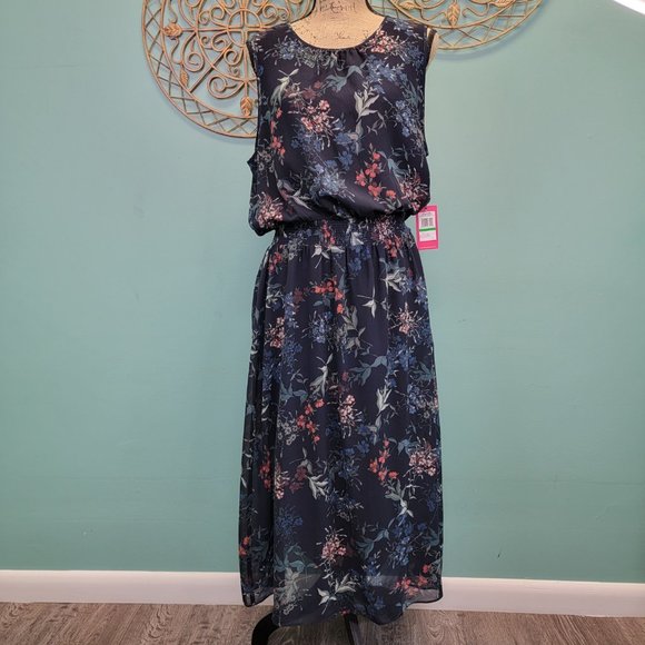 VINCE CAMUTO Floral Long Dress - Picture 1 of 10